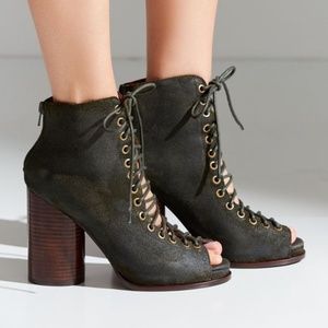 Jeffrey Campbell | Free Love Suede Lace Up Heel 10